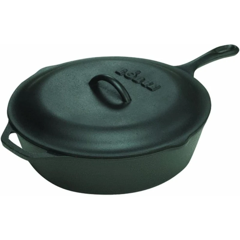 

Cast Iron Logic L8CF3 Chicken Fryer with Cover 10.5" Size 8