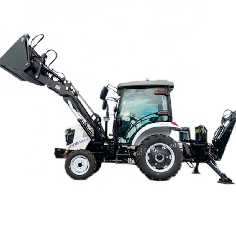 Китай: 25hp 30hp 35hp 40hp 50hp тракторы mini 4x4 с фронтальным погрузчиком кабиной