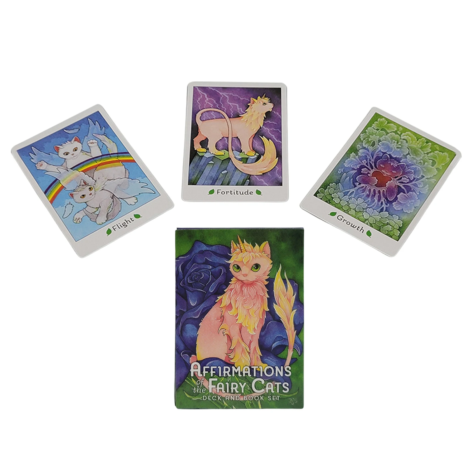 

Affirmations Of The Fairy Cats Tarot Cards English Version Tarot Board Games Divination Fate Home Family Entertainment Games