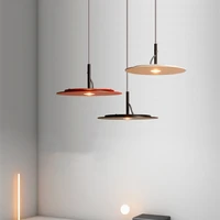 modern led pendant lights designer minimalist iron hanglamp for living room study bar decor lamp nordic home kitchen fixtures