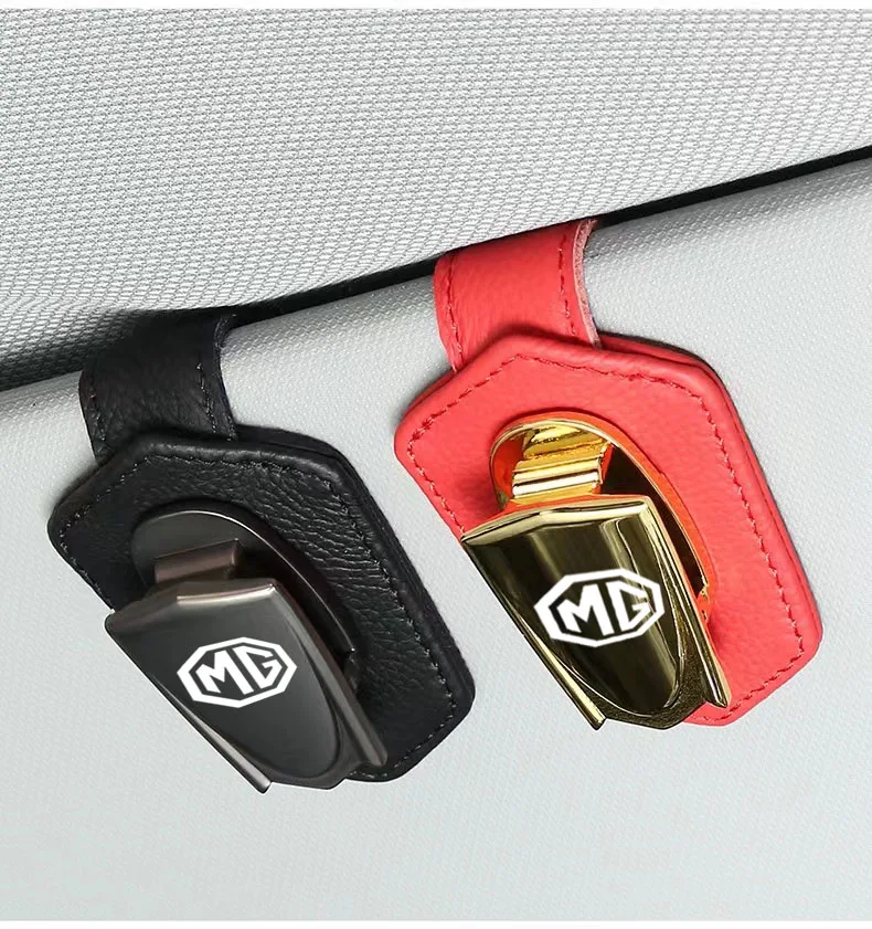 

MG metal sun visor sunglasses clips and card clips car accessories
