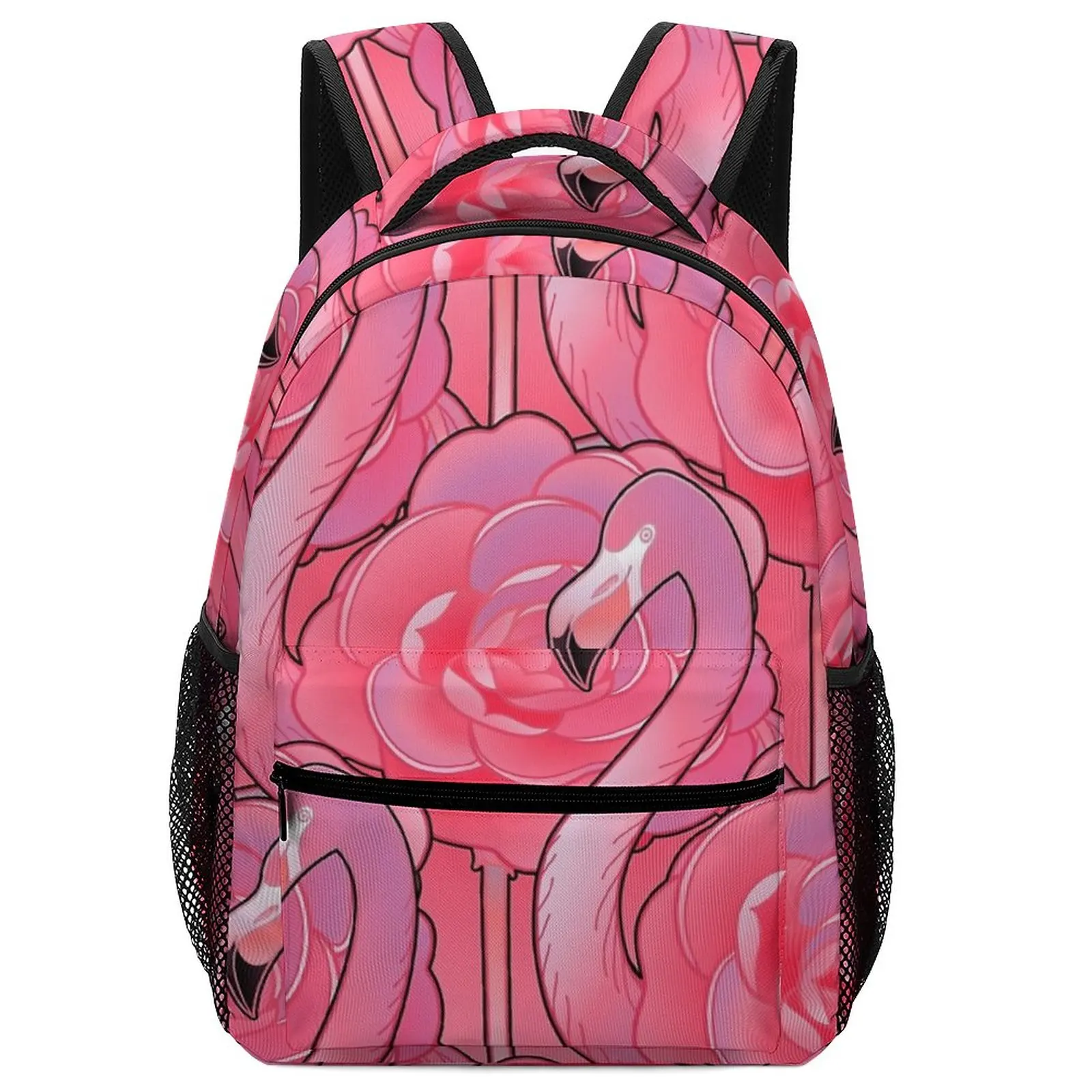 New Cute Graphic Flamingo Pattern Boy's School Bag for Boys Children Teen Fun  School Bag Backpack Men