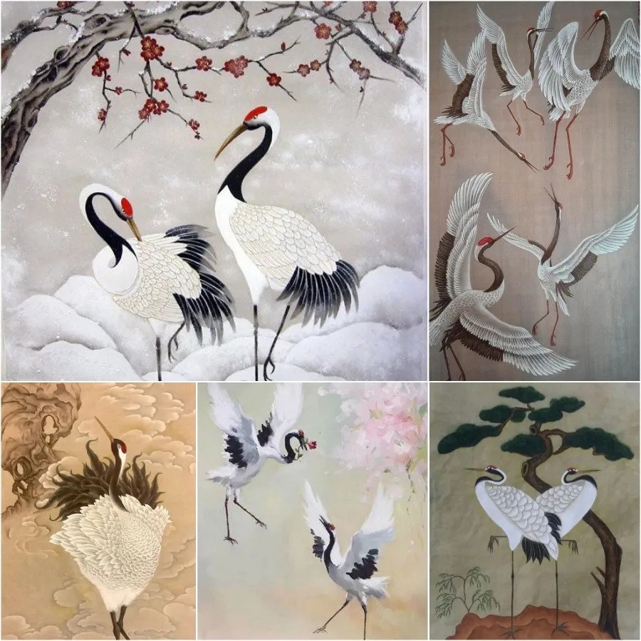 

Diamond Painting “Red-crowned Crane” Full Square/Round Drill 5D DIY Cross Stitch Mosaic For Home Decoration Art Kit
