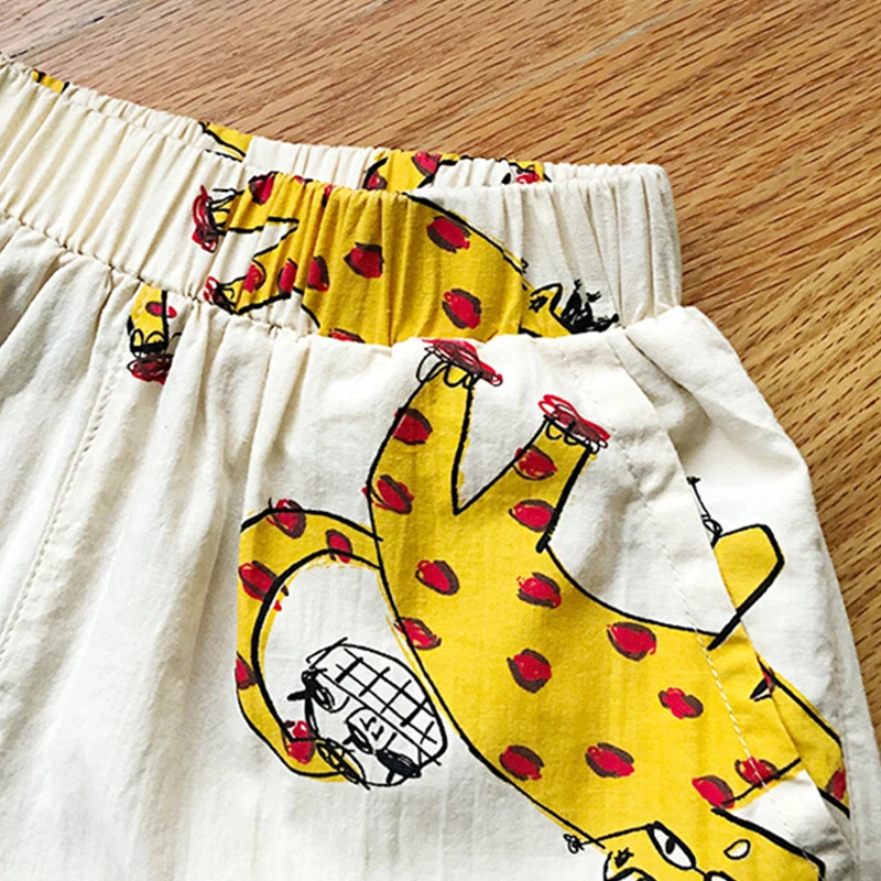 Criscky Children Pajamas Set Kids Baby Girl Boys Animal Printing Clothing Costume Long Sleeve Children Sleepwear Kids Clothing