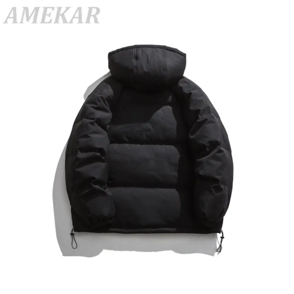 Down Jackets Men New Winter Windproof Casual Jacket Coat Oversized Hip Hop Streetwear Black Waterproof Jackets Men erkek mont