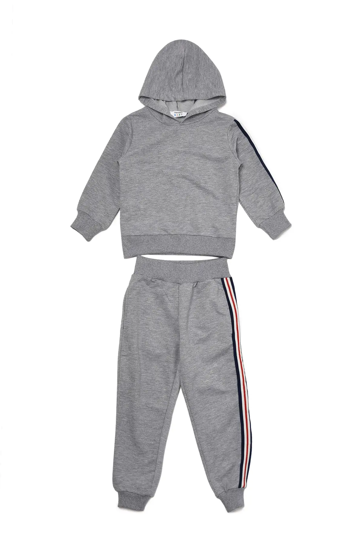 Trendyol Stripe Male Child Knitted Slim Tracksuit Set TKDAW22EM0126 | Спорт и развлечения