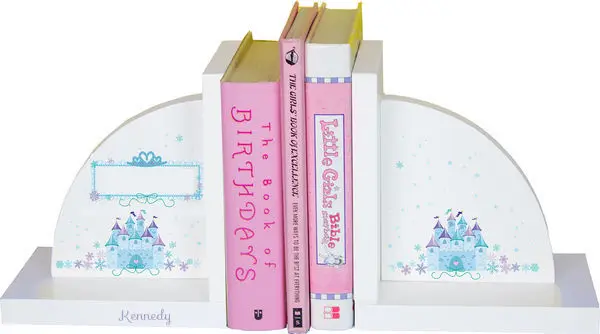 

Personalized Ice Princess Childrens Bookends