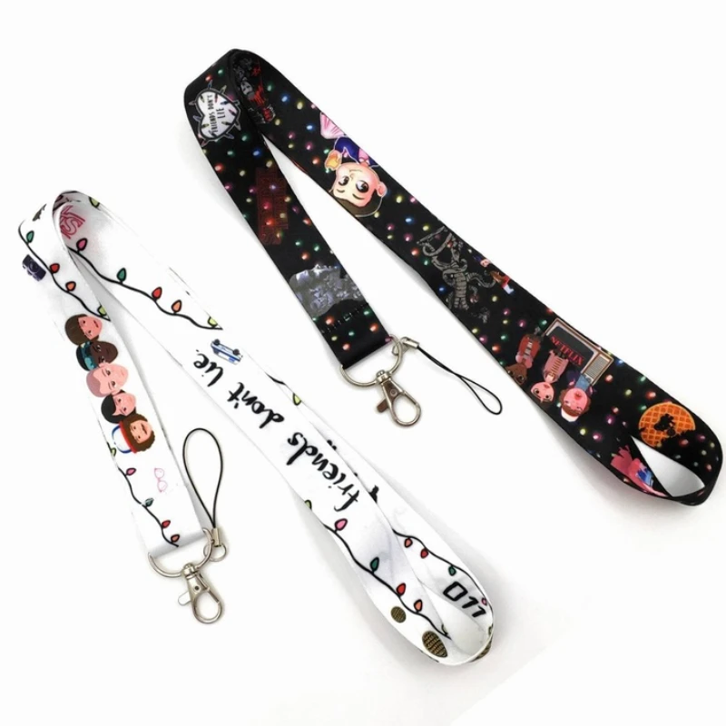 

Stranger Things 4 Hellfire Club Neck Strap Lanyard for Keys Keychain Badge Holder ID Credit Card Pass Phone Charm Accessories