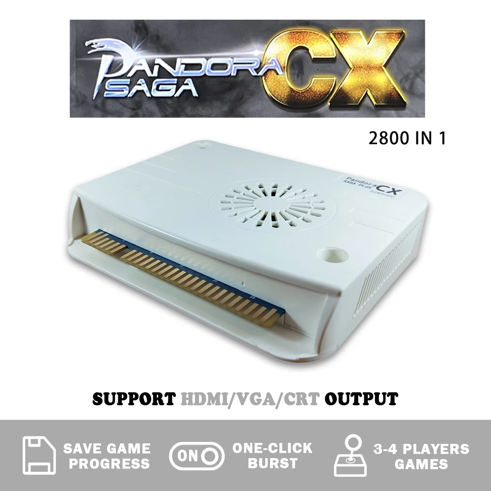 

Pandora Сага CX 2800 в 1 Jamma плата аркадная коробка поддержка CRT CGA VGA HDMI 3P/4P 3D Tekken