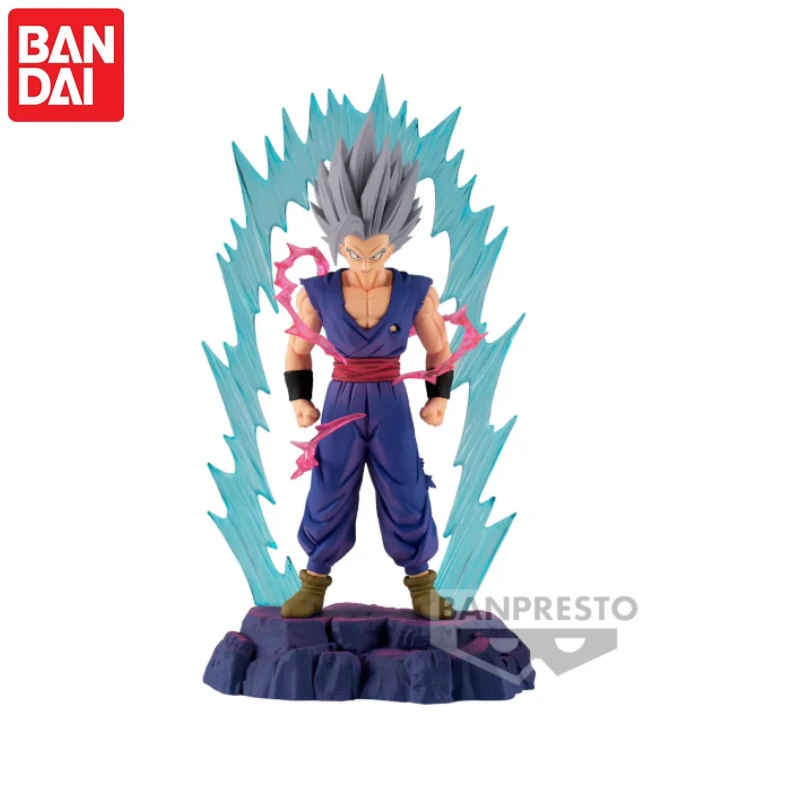 Фото В наличии! Коллекционные фигурки Bandai BANPRESTO Dragon Ball HISTORY BOX: Гоку, Вегетто, Гохан, Бульма, Пикколо, Момо, Байбай. Аниме-фигурки, модели, игрушки. №5