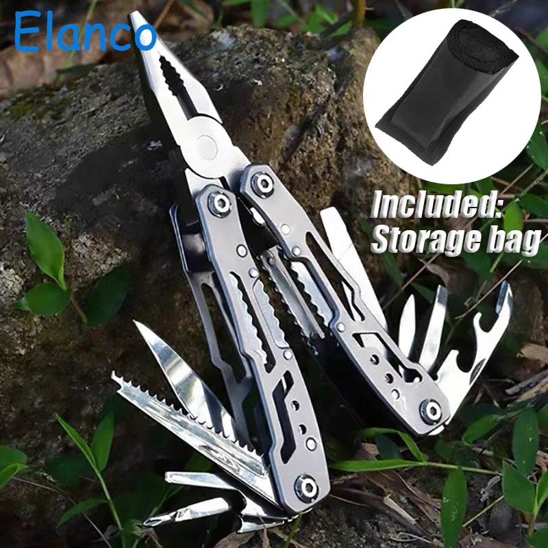 

Multifunction Folding Pliers Pocket Knife Pliers Outdoor Camping Survival Hunting Tools Stainless Steel Multi-tool Pocket Knife