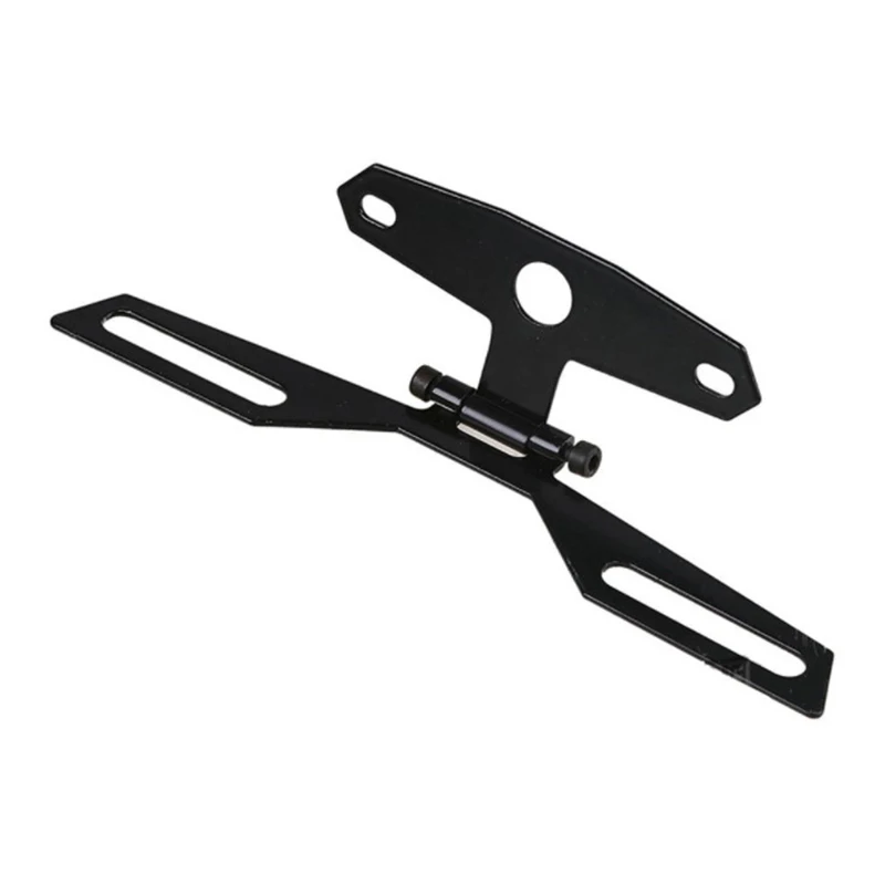 

Кронштейн для номерного знака мотоцикла, задний фонарь, фиксированная Складная рамка для номерного знака, держатель, Легкое крепление, унив...