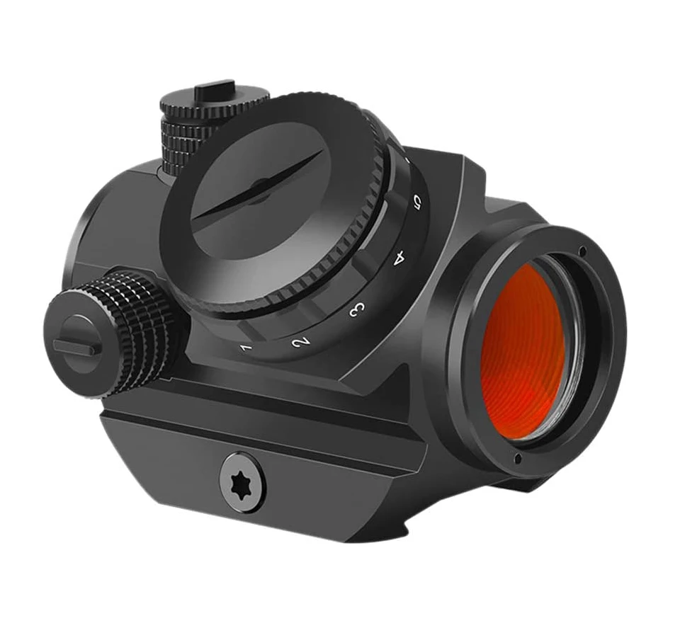 

RDS-22 1x22mm Red Dot Sight 2 MOA Compact Red Dot Scope Rifle Scope Unlimited Eye Relief Tactical Hunting