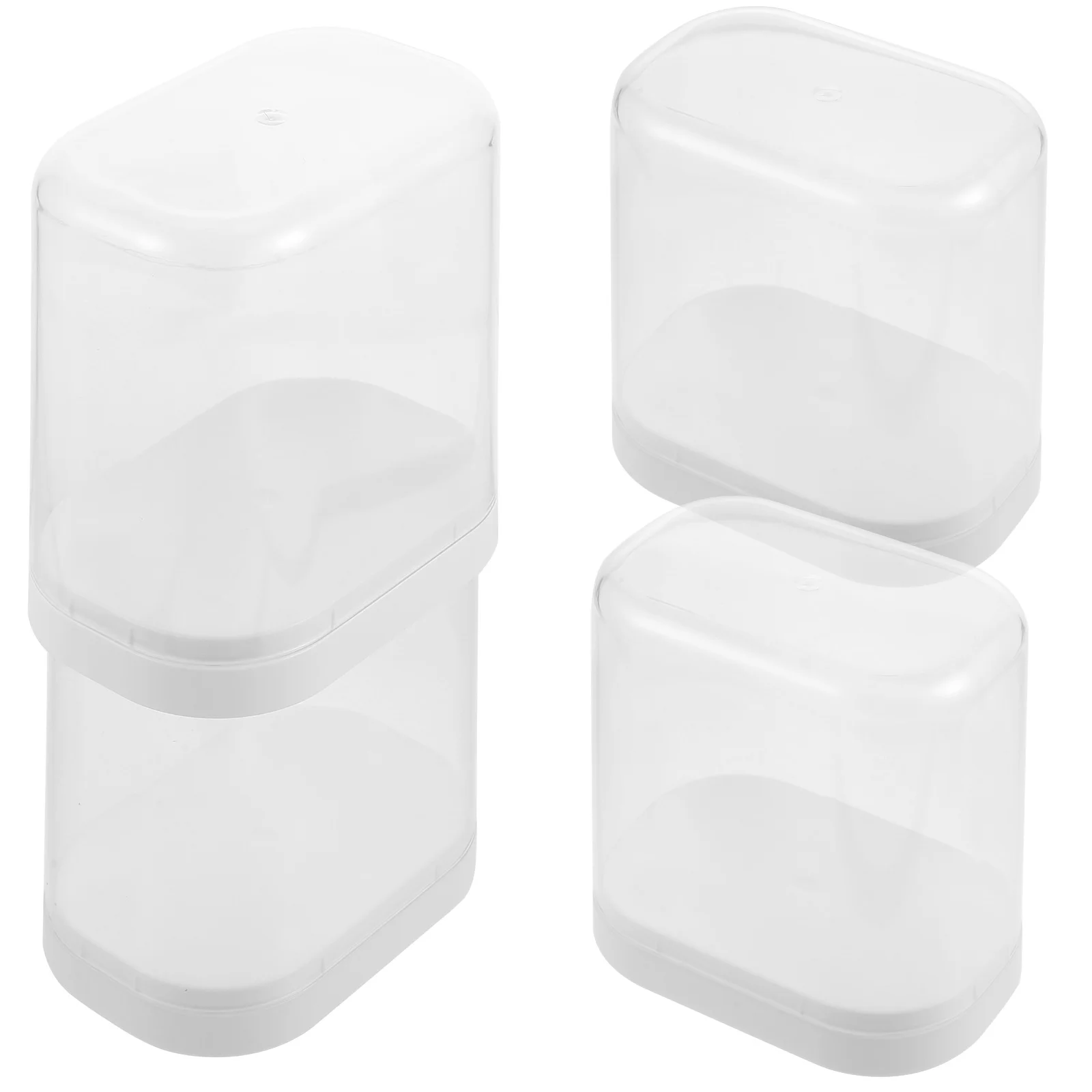 

4 Pcs Model Storage Case Figurine Holder Display Collection Figure for Collectibles Handicrafts