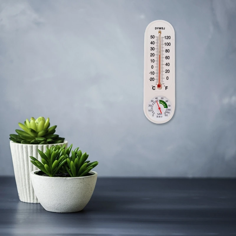

Upgraded Wall Thermometer Wooden Indoor Outdoor Thermometer with Double Scales ℉&℃ Household Thermometer for Home Drop Shipping