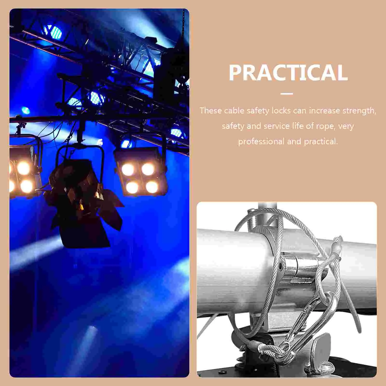 4 шт. пряжка безопасный трос замки из нержавеющей стали нагрузочный крючок