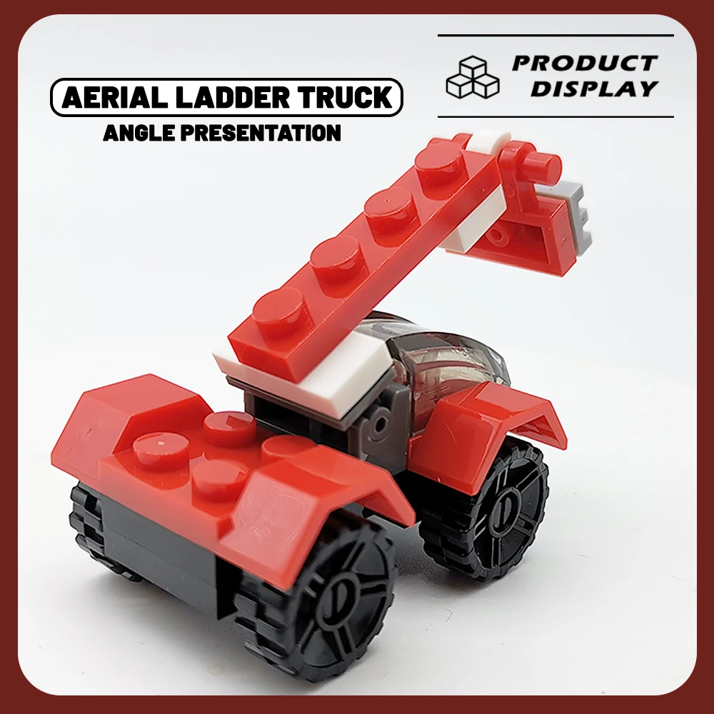 Воздушная Лестница Грузовик Набор Строительных Блоков Креативные