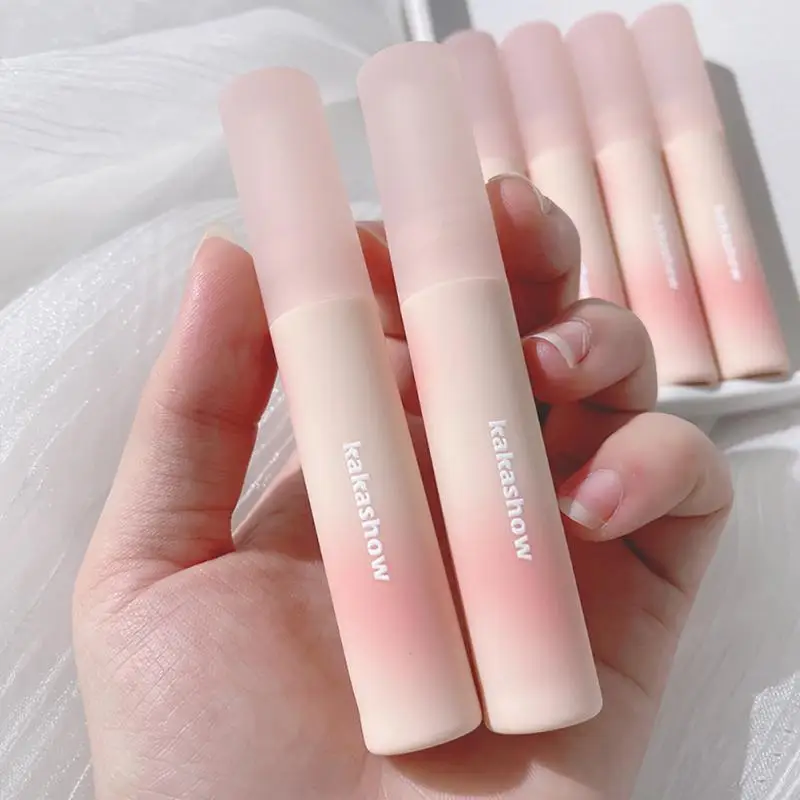 

6 Colors Lip Gloss Velvet Matte Lipstick Lightweight Liquid Lip Stick Cosmetics Non Sticky Lip Glaze Waterproof Lasting Makeup