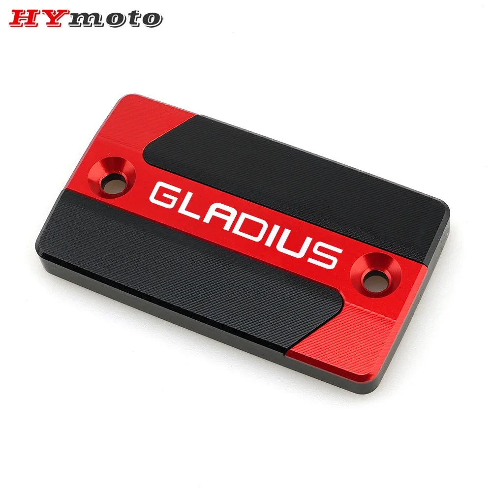 

Для SUZUKI GlADIUS SFV650 2009-2019 GLADIUS 400 2010-2025NEW аксессуары для мотоциклов с ЧПУ, передняя крышка бачка тормозной жидкости