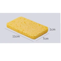 2pcs sponge block wood pulp cotton rag dishwashing cleaning sponge block wood pulp cotton decontamination thick sponge wiping