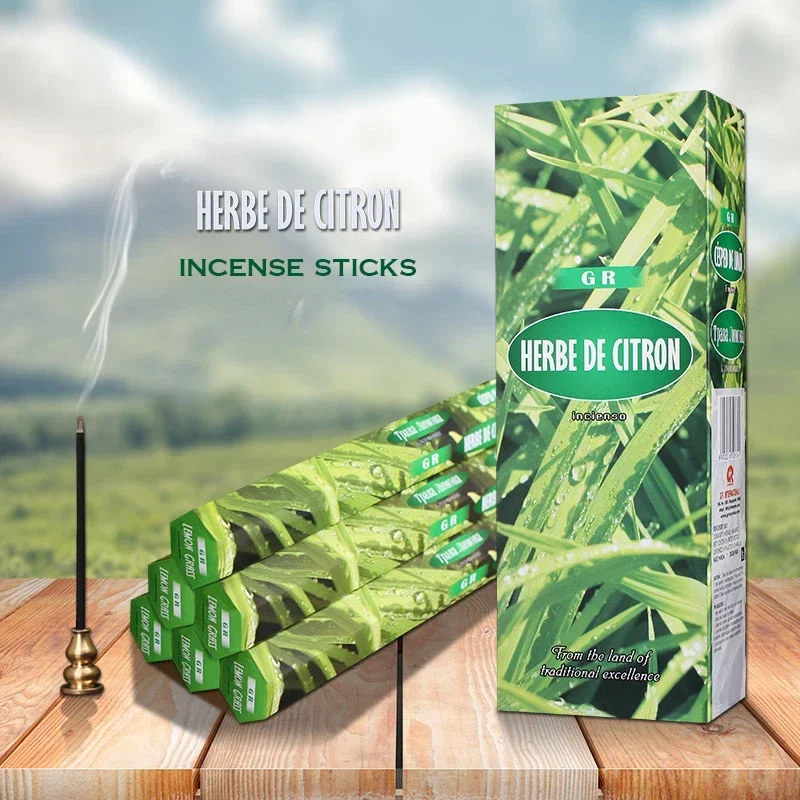 Оригинальные индийские лимонные стеклянные благовония бытовые для йоги чайная