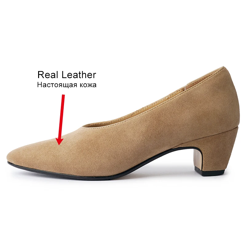 JOZHAMTA/Женские винтажные леопардовые туфли-лодочки из натуральной кожи туфли на