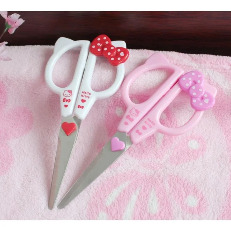 

New Sanrio Hello Kitty Kitchen Household Scissors Office Scissors Stainless Steel Meat Shears Food Scissors Cutting Supplies