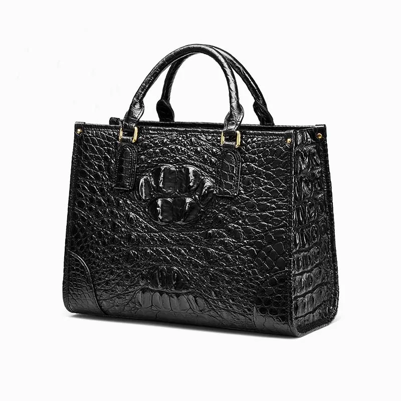 

gete new import Crocodile skin Lady crocodile bag 2023 New style Lady bag Large capacity fashion Lady crocodile leather bag