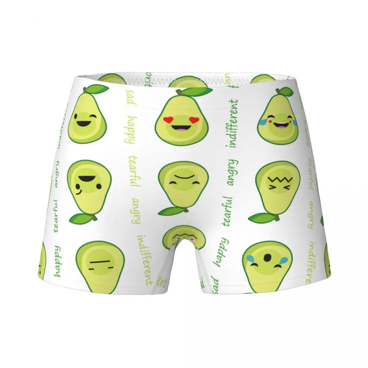 

Cute Avocado Emotions Cartoon Child Girls Underwear Kids Boxer Briefs Teenage Panties Avocados Lover Underpants Size 4T-15T