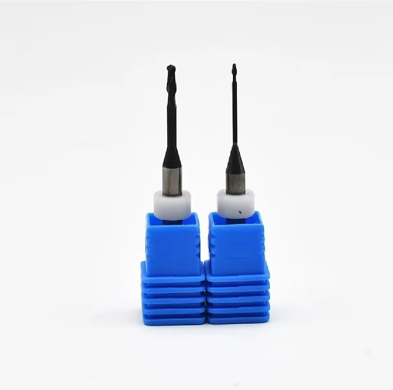 Фото Aidite AMD-500 AMD-520 Стоматологические циркониевые фрезерные боры из ПММА CAD/CAM с покрытием постоянного/DLC Стоматологические лабораторные фрезы №3