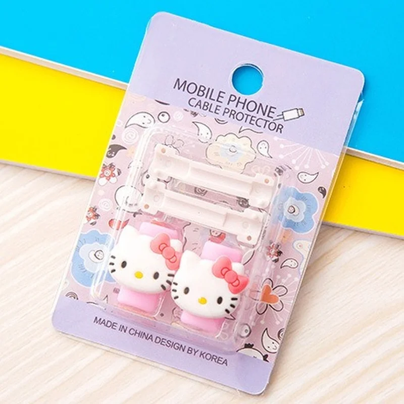 Чехол Hello Kitty для USB-кабеля зарядки защитный чехол зарядное устройство милая