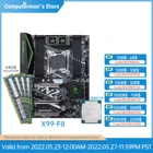 Комплект для материнской платы HUANANZHI X99, F8, X99, процессор Intel XEON E5 2680 V4, память 4*16 Гб DDR4, ECC 2133, M.2 NVME, USB3.0, ATX