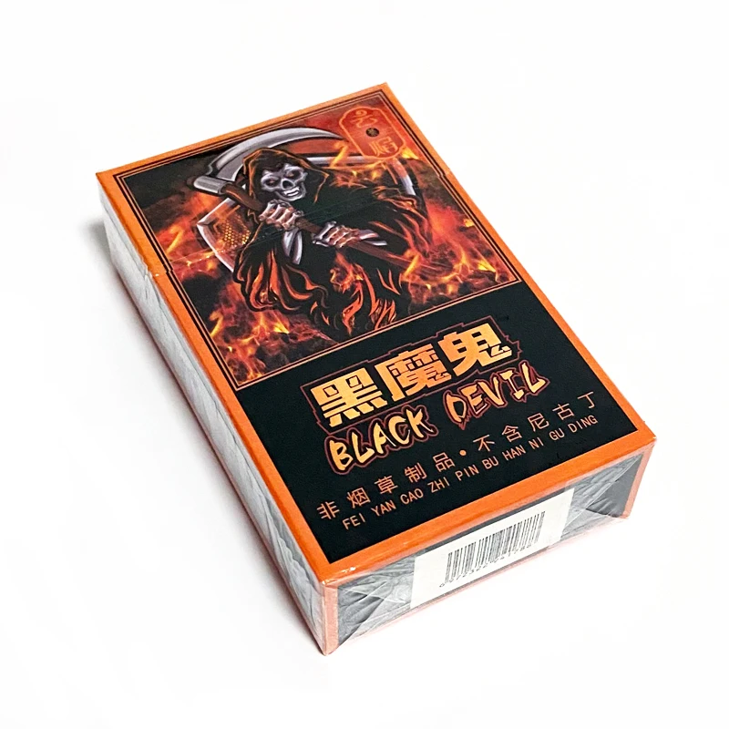 Новый черный дьявол шоколад чай сигарета тонкий женский здоровый без никотина