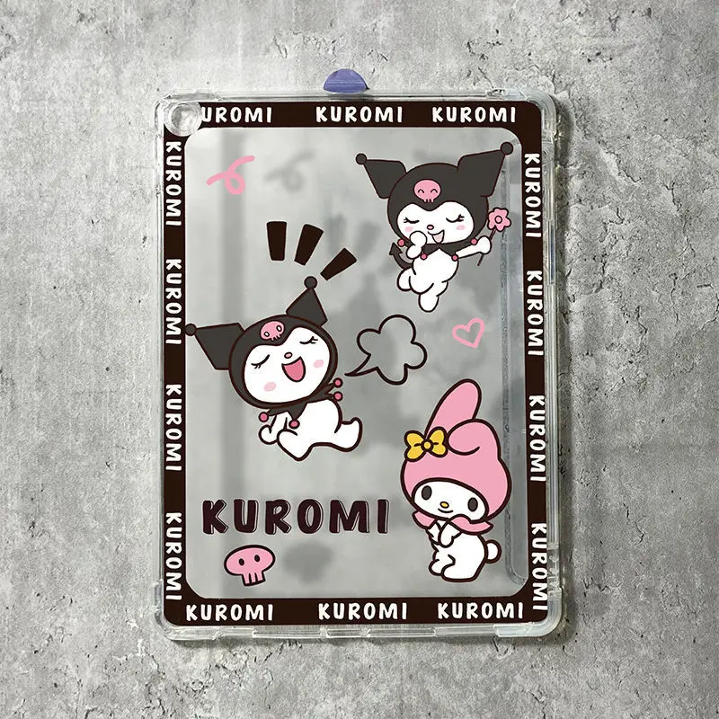 

Sanrioed Ipad Case Kawaii Kuromi My Melody Ipad 2022 Case Air 4 Protective Case for Ipad Pro Mini 6 10.2 Inch Cute Soft Cover