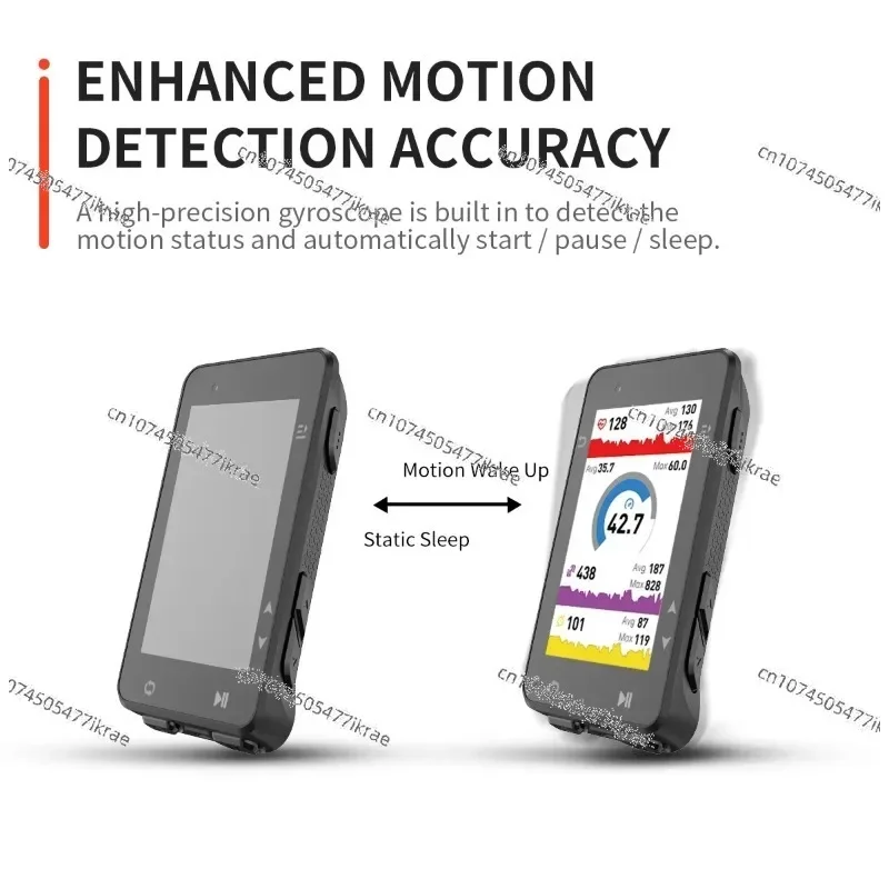 Фото Велокомпьютер iGS630 с GPS, беспроводной спидометр, одометр, поддержка навигации по офлайн-картам, маршрут, iGS630s, Strava №4