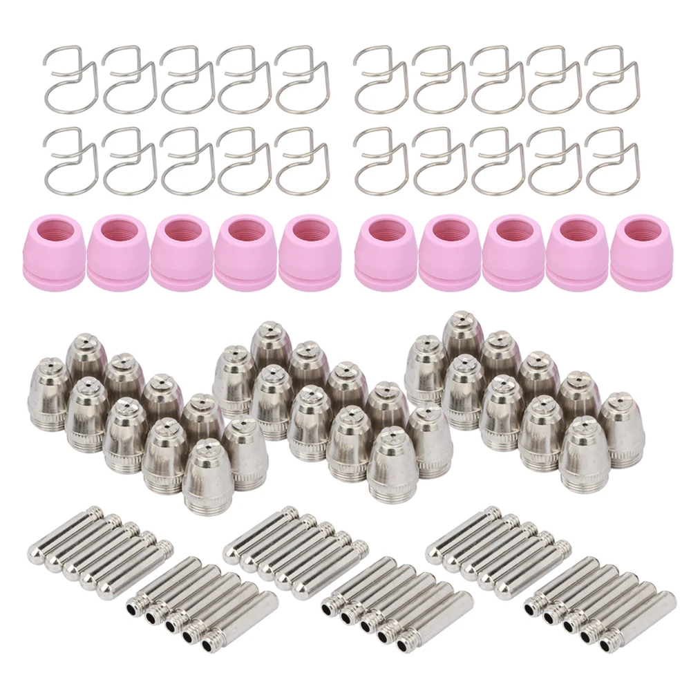 

Сварочное сопло, 90 шт., плазменный резак 60A AG-60 AG60, наконечник электрода, расходные материалы, комплект аксессуаров, устойчивый к высоким температурам