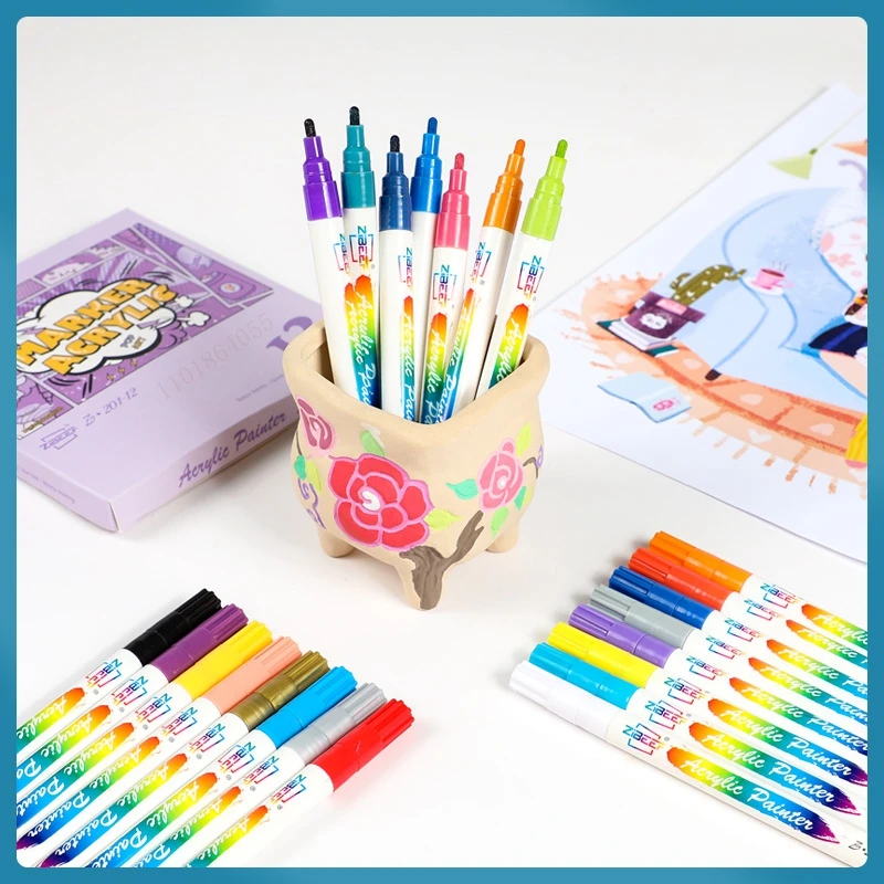 Pen For Ceramic,fabric,halloween Pumpkin Decorations Pens Diy Art Craft Making Supplies