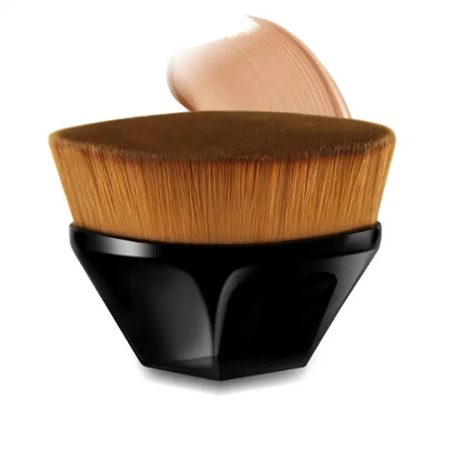 Портативная Кисть для нанесения основы и макияжа в удобном футляре хранения 1 шт.