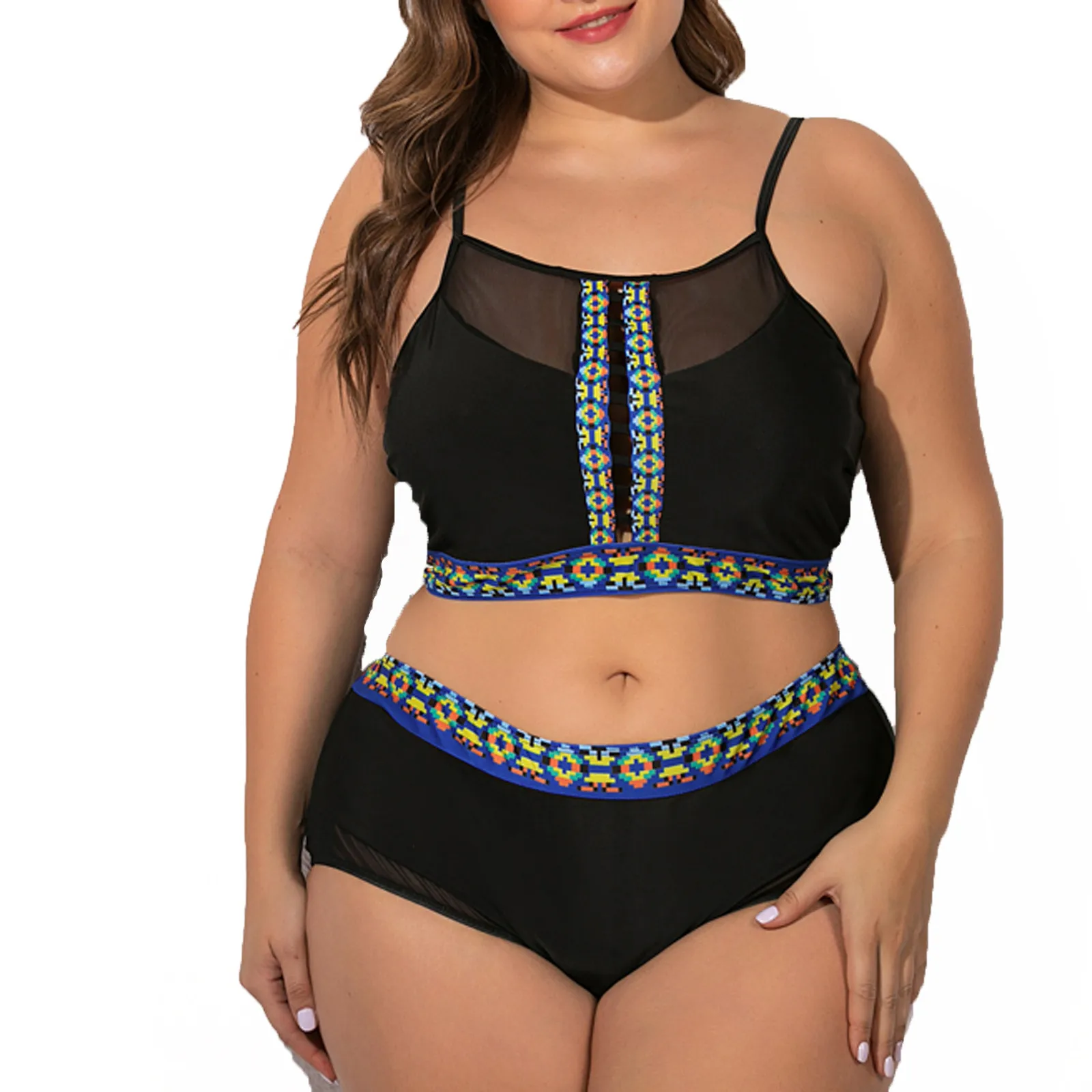 

Женский раздельный купальник с принтом, бикини, стринги