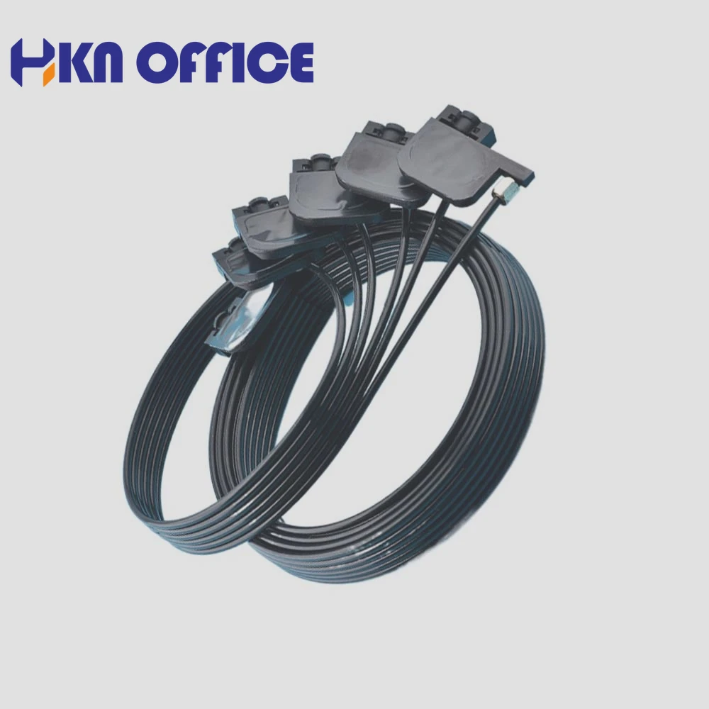 

6 Line/color ink tube hose pipe pipe line 1m with uv small damper screw nuts oring for For Epson R330 R290 T50 L1800 1390 damper