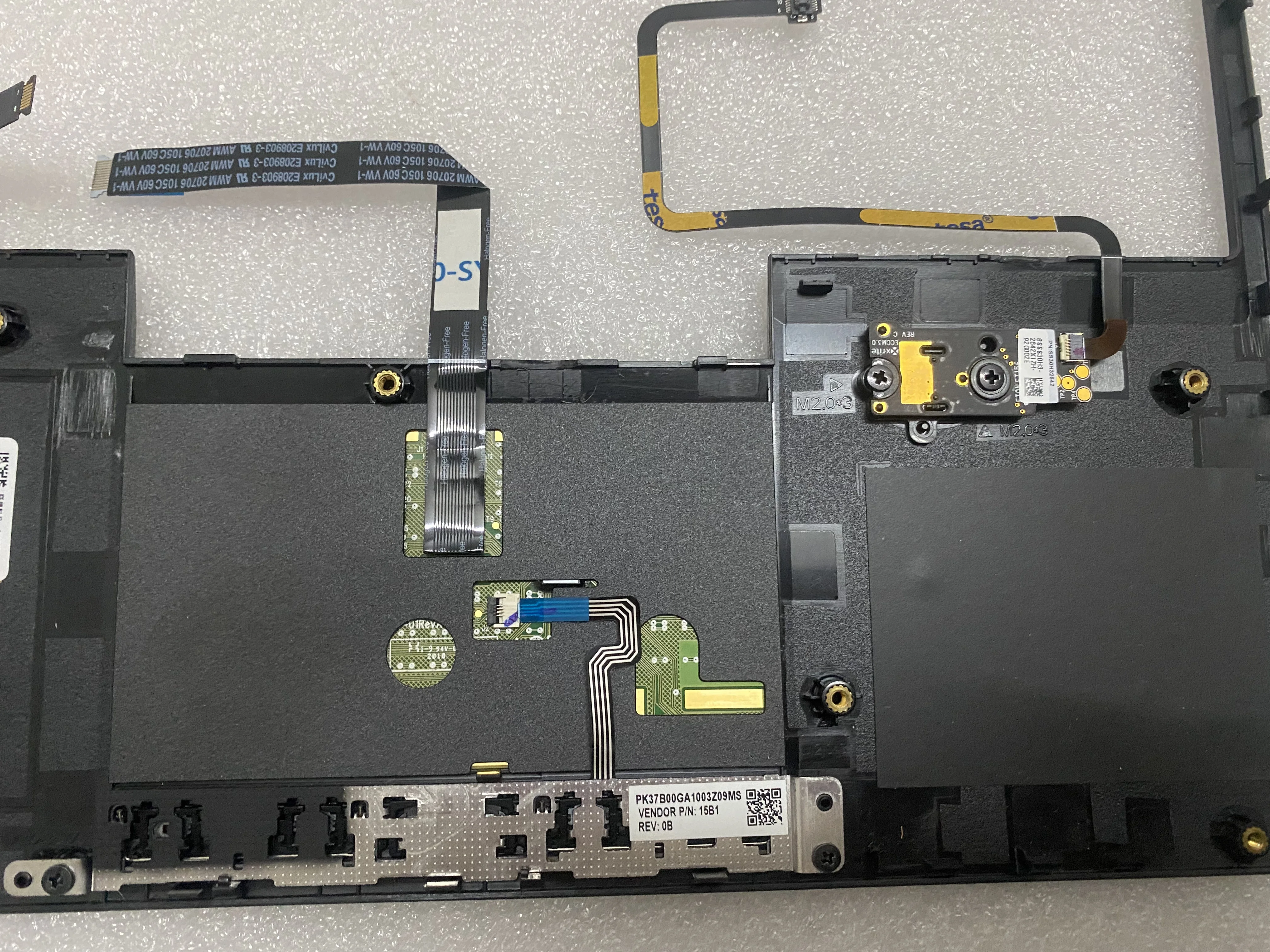 Новый и оригинальный верхний корпус C чехол для Lenovo ThinkPad P50 P51 упора рук с