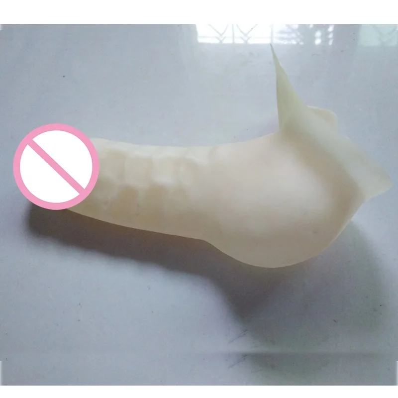 Сексуальные мужские короткие мини-шорты из латекса в стиле B с шариком и большой