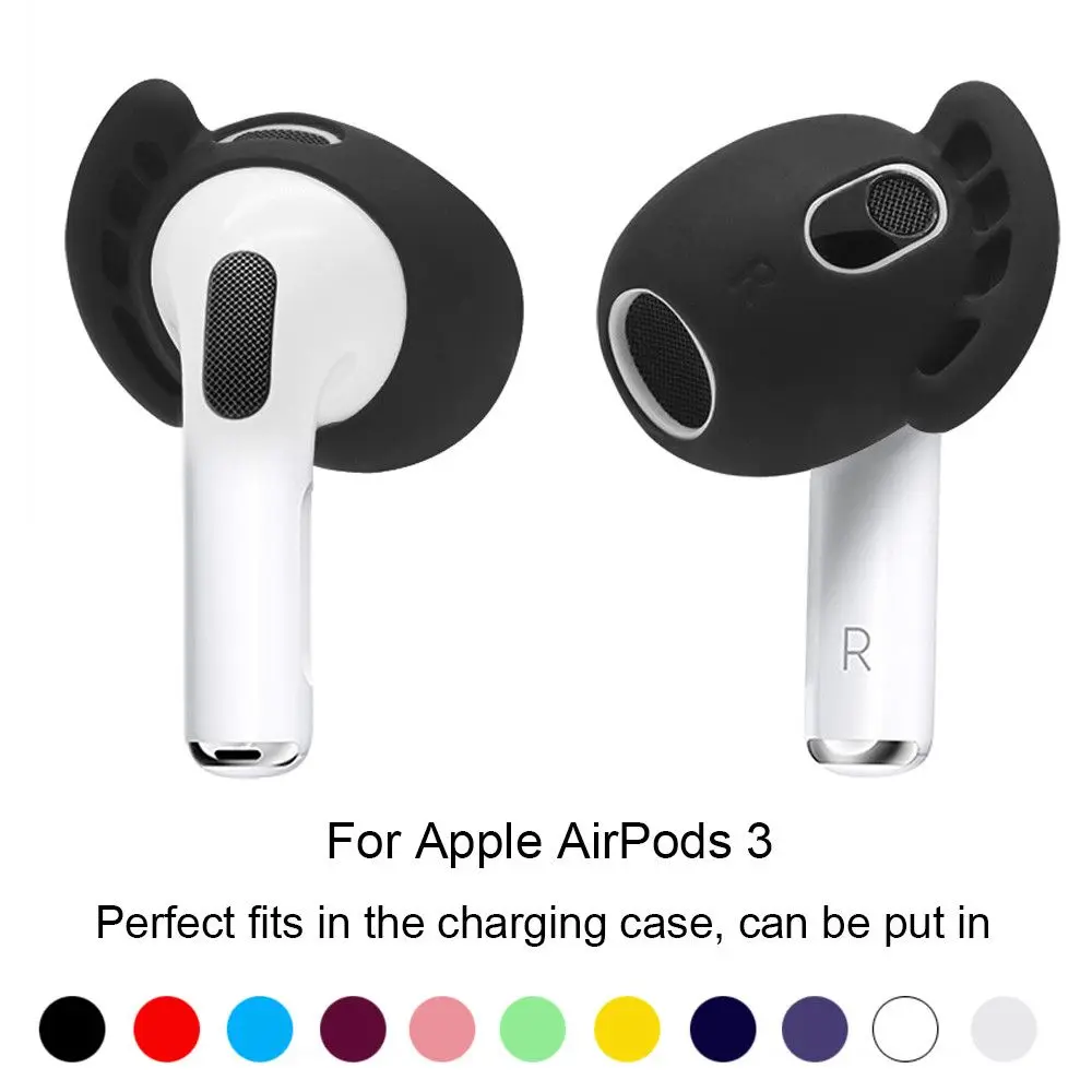 

Мягкие силиконовые наушники-вкладыши, 1 пара, чехол для наушников Apple AirPods 3-го поколения, новинка 2021, аксессуары для Bluetooth наушников
