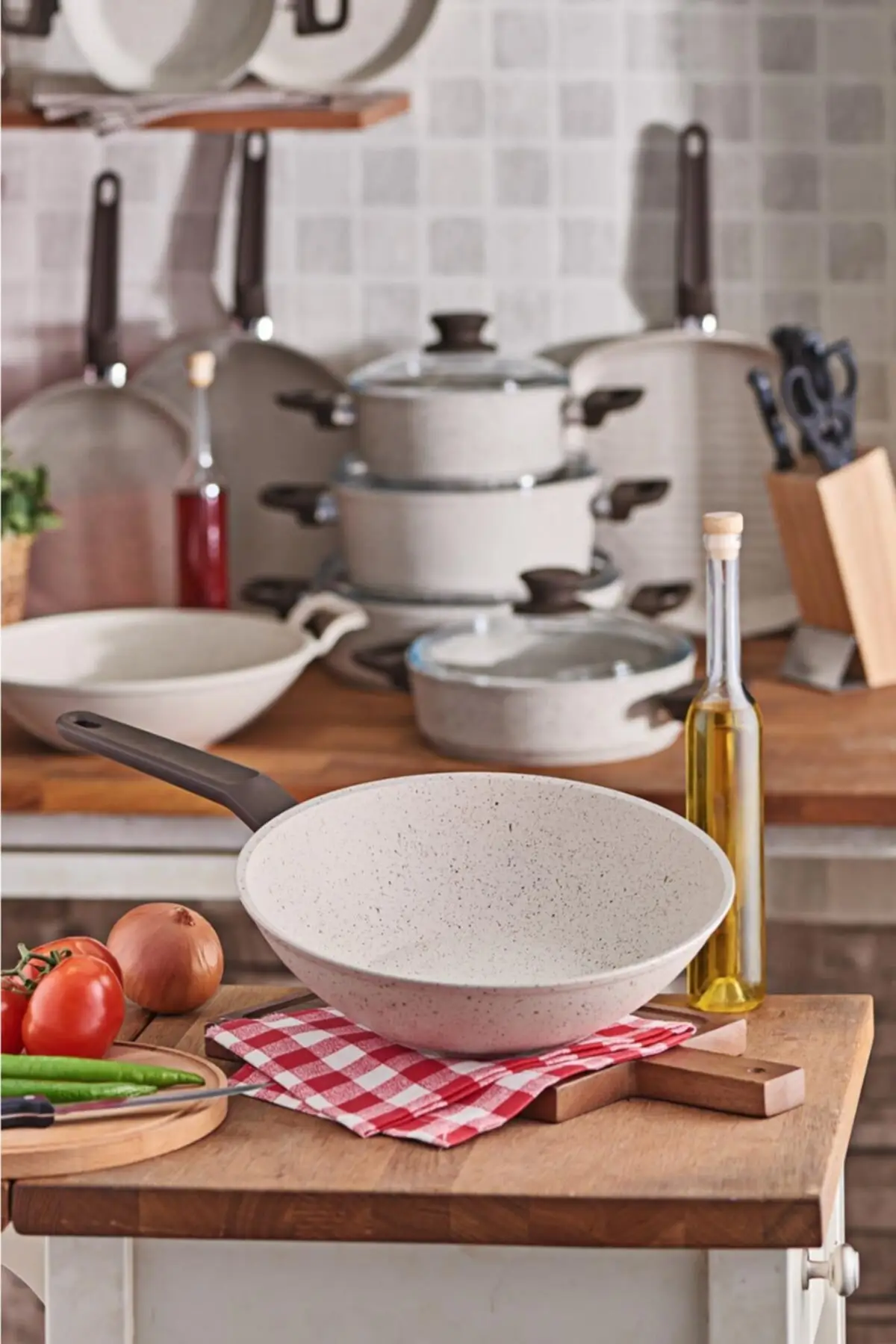 

Granite Wok Frying Pan 28 Cm egg pan dish pan
