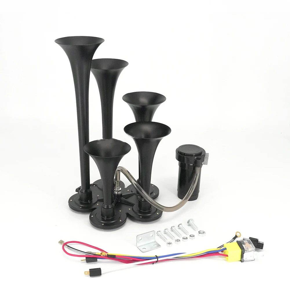 Комплект из 5 трубок для поезда с компрессором и жгутом реле 200 Вт дБ очень громкий