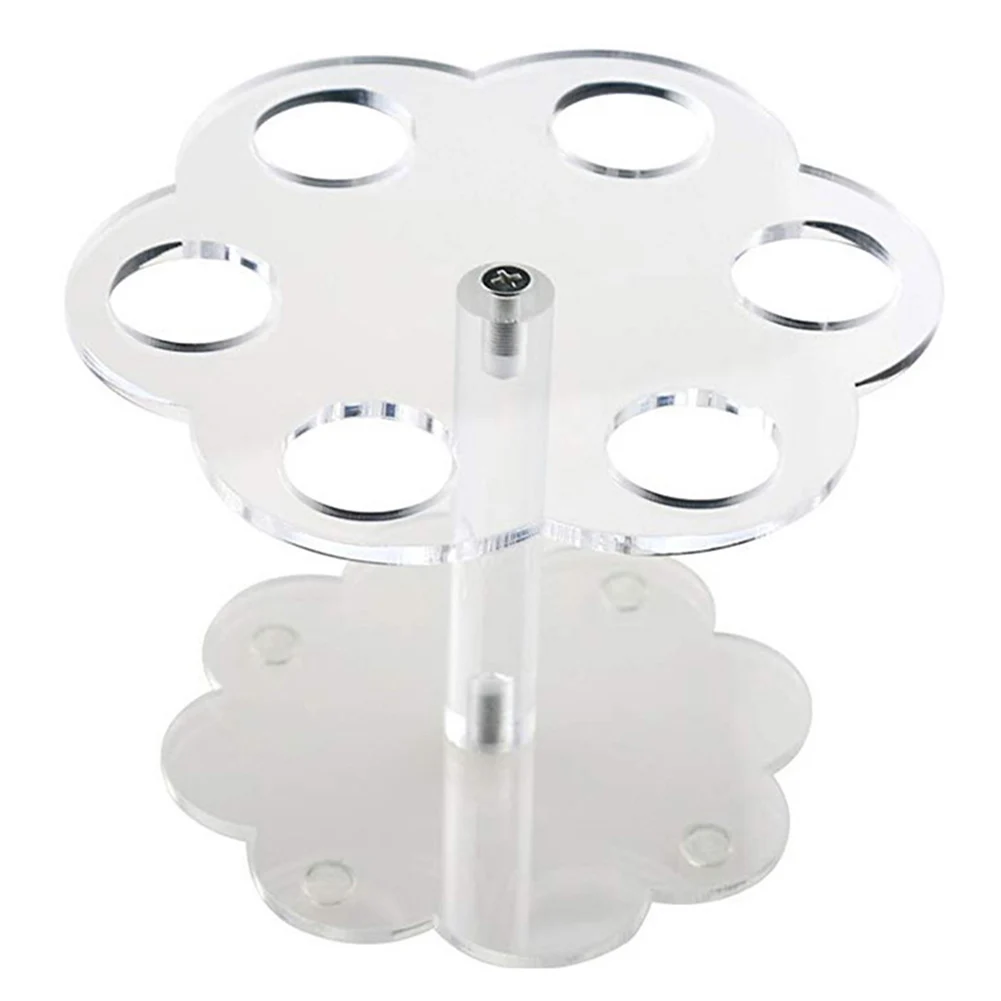 

Acrylic Ice Cream Stand Cake Cone Stand Round Clear Stable Holder for Wedding Buffet Display