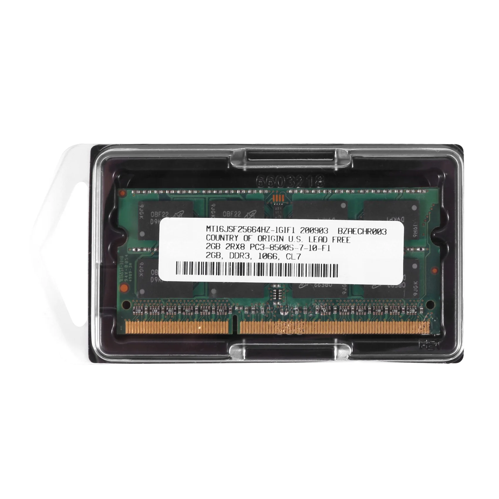 DDR3 2 ГБ оперативной памяти для ноутбука 2RX8 PC3-8500S 1066 МГц 204 контакта 1 5 В Оперативная