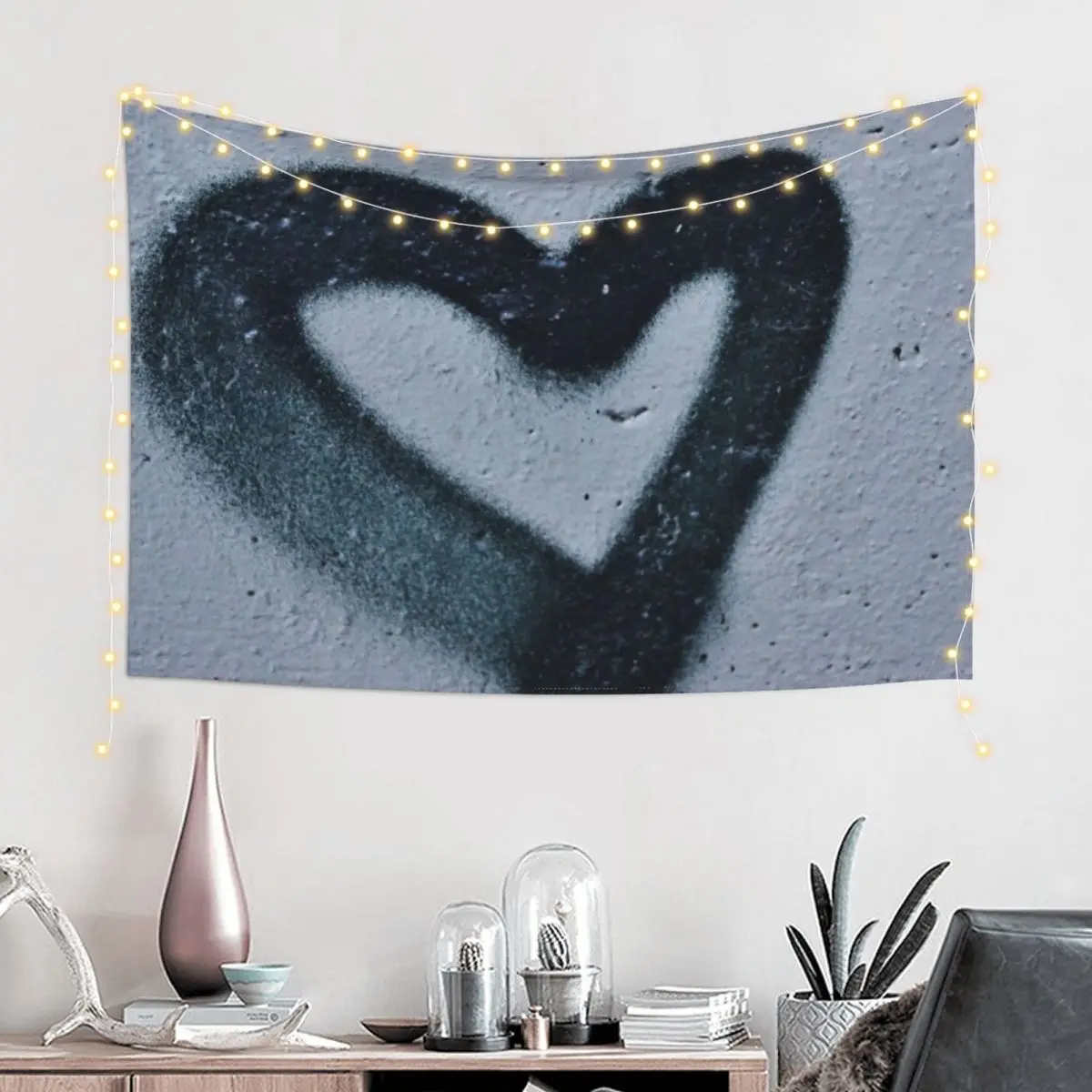 Полиэстер гобелен сердце