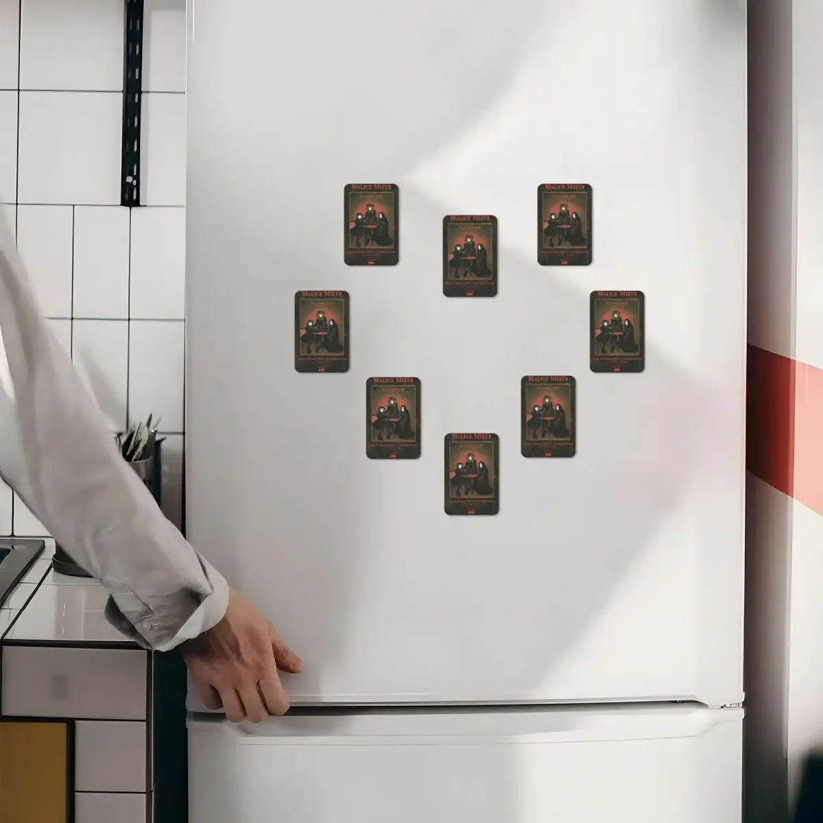 Акриловые магниты на холодильник Malice Mizer Mana Sama Kozi Yu декоративные домашний декор