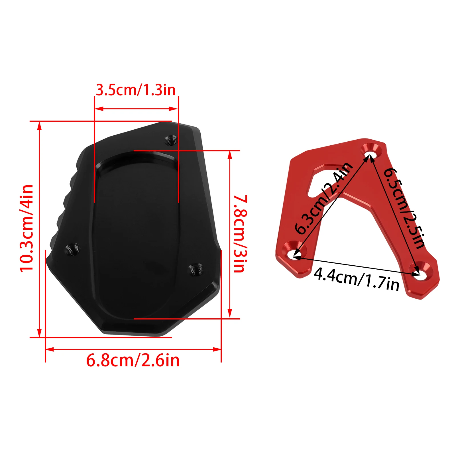 Подставка для ног боковая подставка удлинитель увеличитель опорная пластина